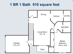 Floorplan - Park Terrace Apartments