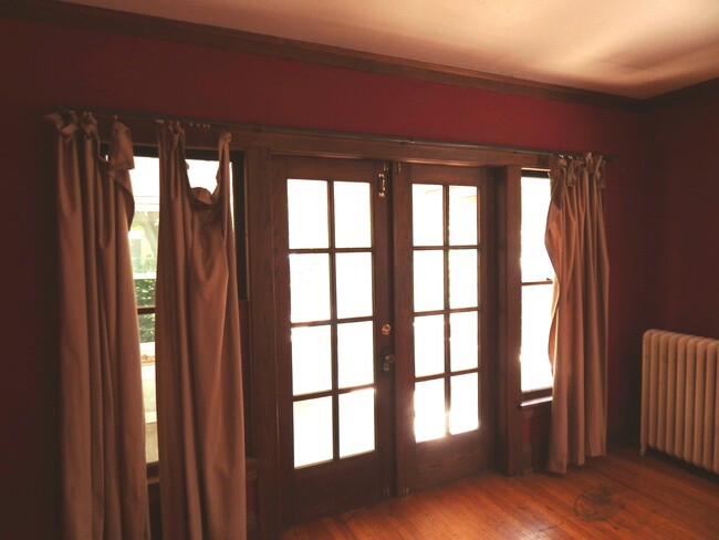 French Doors into Front Screened Porch - 208 S Bassett St