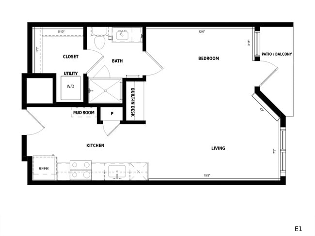 Floorplan - Standard on the River