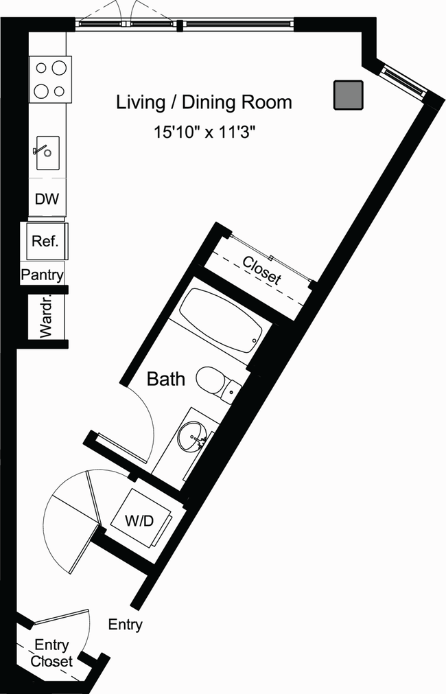 Floorplan - Chloe on Madison