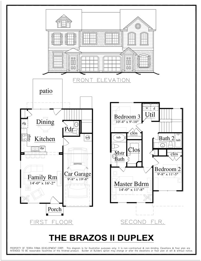 Floorplan - Woodgate Townhomes