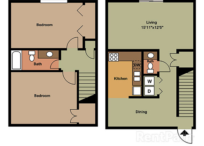 Floorplan - Hamilton Square Apartments