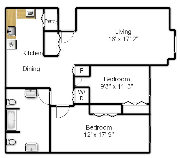 Unit 17 - New Castle Apartments