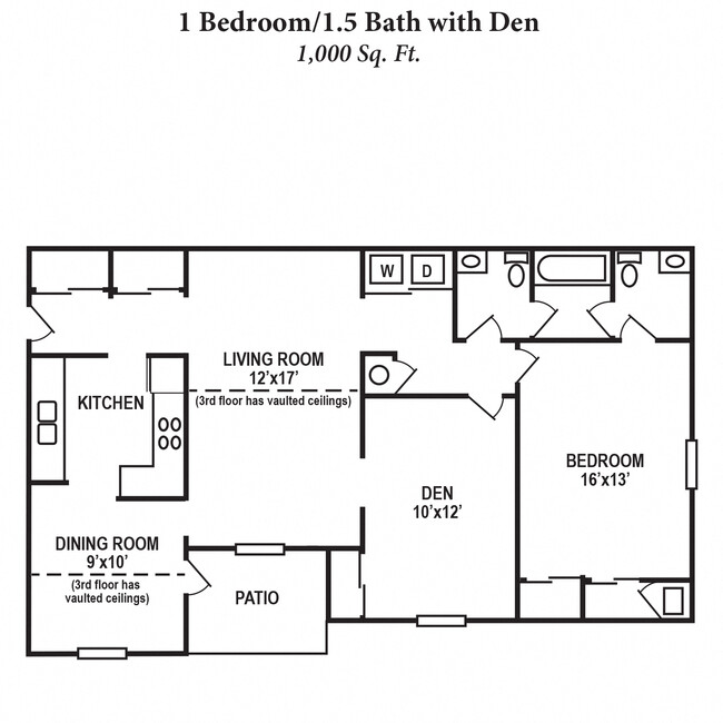 Floorplan - Four Worlds Apartments