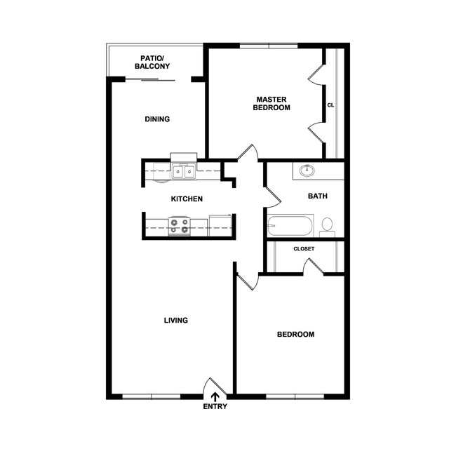 Floorplan - Mission Pointe Club Apartments