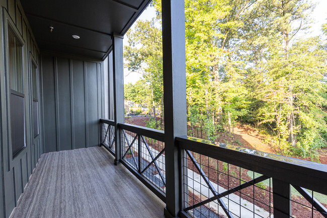 Balcony & View of Greenspace - 145 Firefly Cir