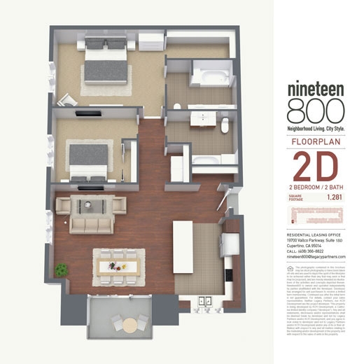 2D - Nineteen800 Apartments