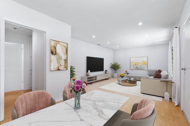 Furnished Living Room - 836 N Fuller Ave