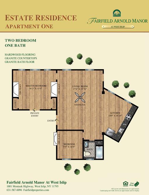 Floorplan - Fairfield Arnold Manor At West Islip