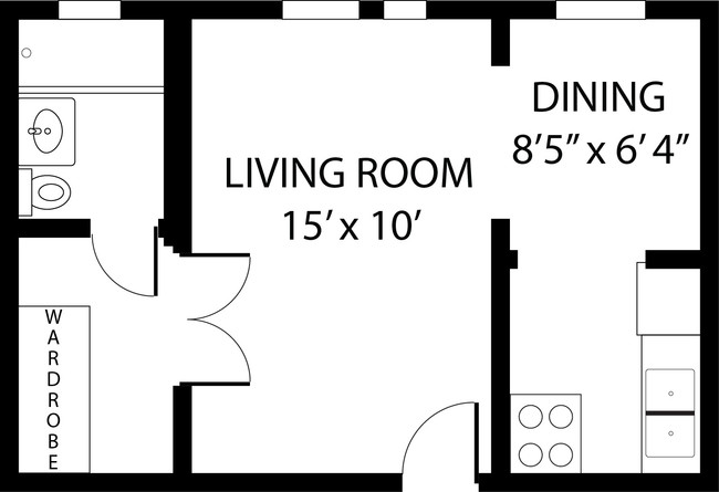 Floorplan - Archive: Wolcott Terrace - 5017 N Wolcott Ave