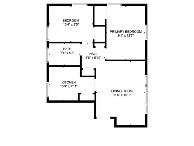 Floorplan - Highland View Apartments
