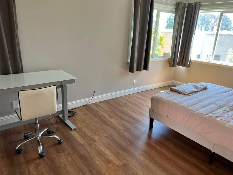 Master Bedroom view(all furniture shown included)(Pt. 1) - 2328 Le Conte Ave