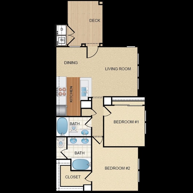 Plan 3 - Laurel Terrace Apartment Homes