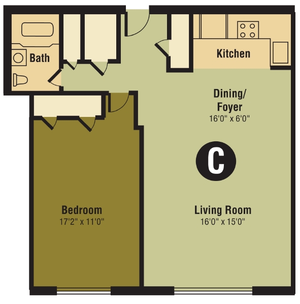 1BR/1BA - Tysens Park Apartments