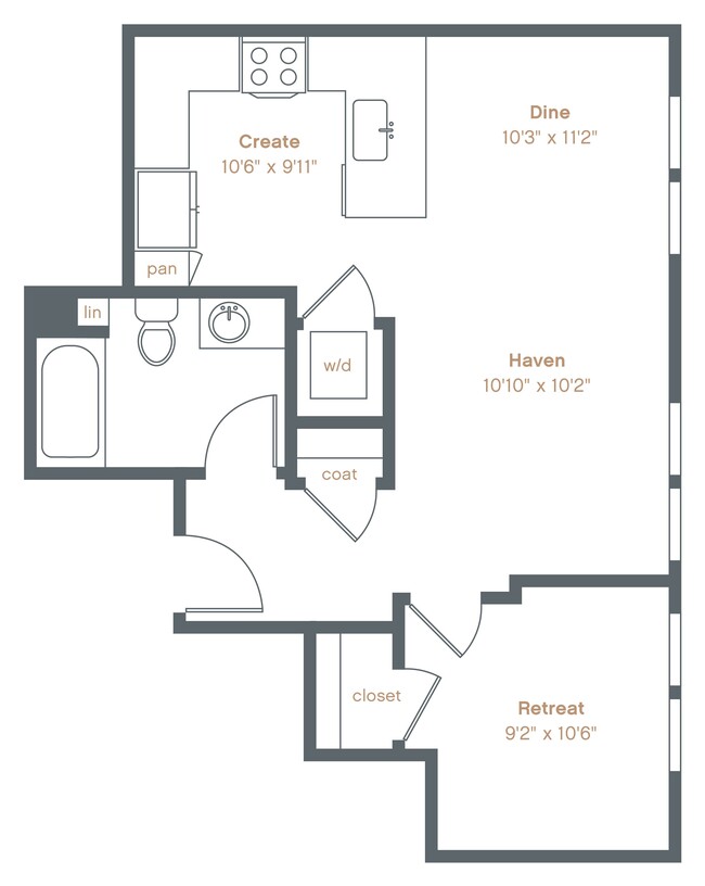 Floorplan - Alexan Downtown Danville