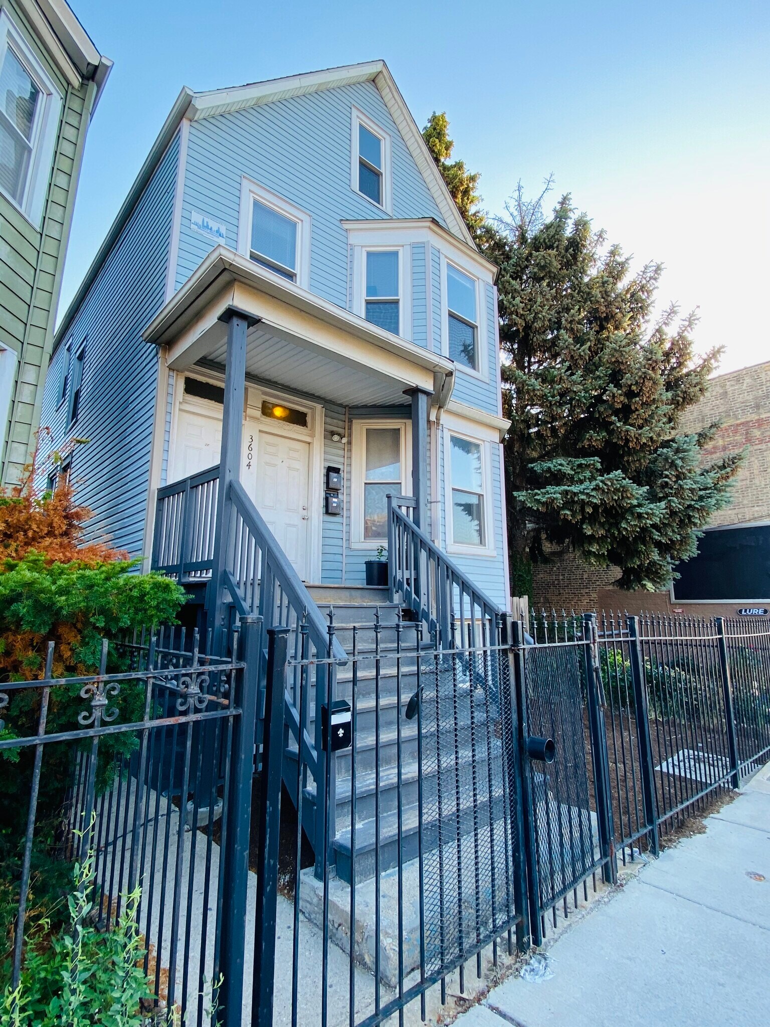 Front 3-Flat Building - 3604 W Diversey Ave