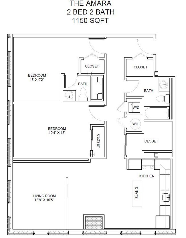 Floorplan - O'Donnell Apartments