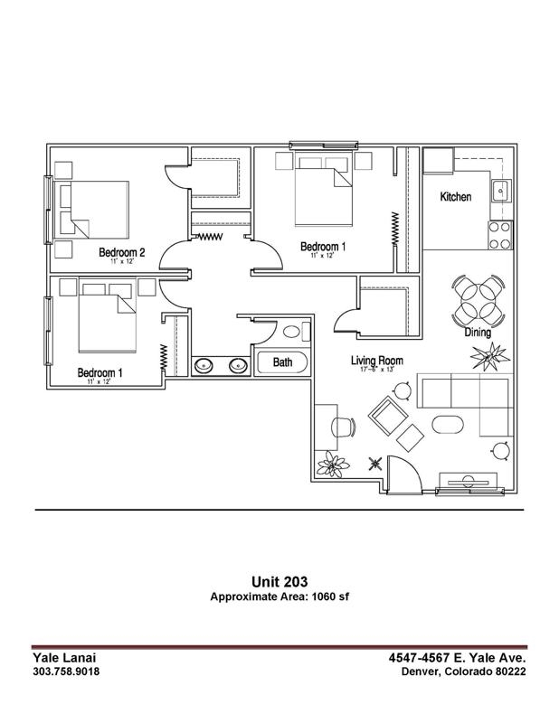 Unit 203 - Yale Lanai Apartments