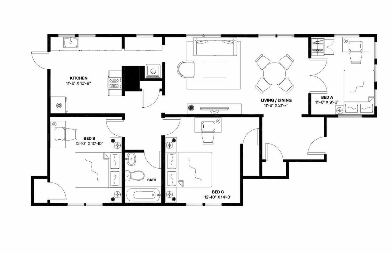 Building Photo - Room in Shared 3 bed/1 bath home