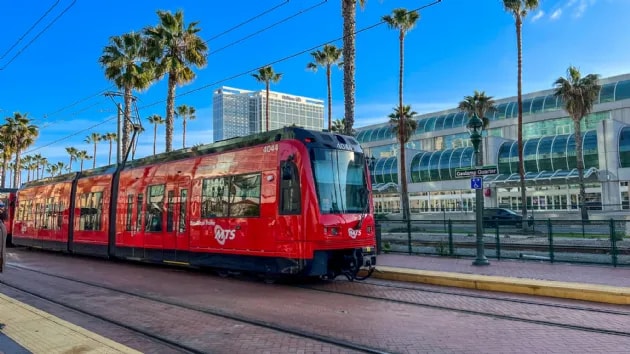 Trolley at shopping mall - 7949 Caminito Dia