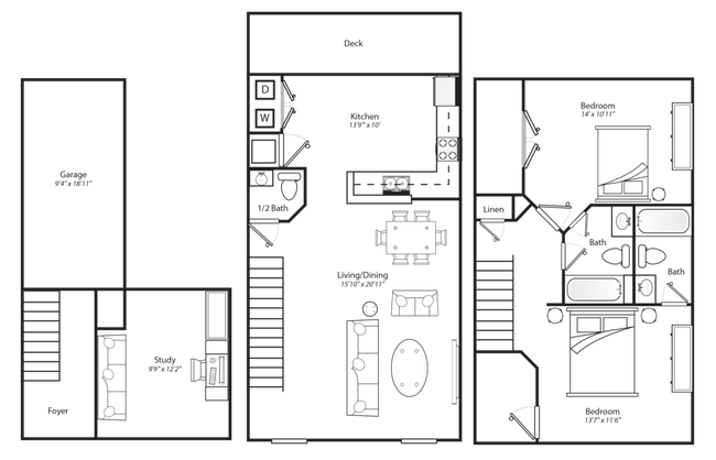 Floorplan - Riverside Manor Apartments