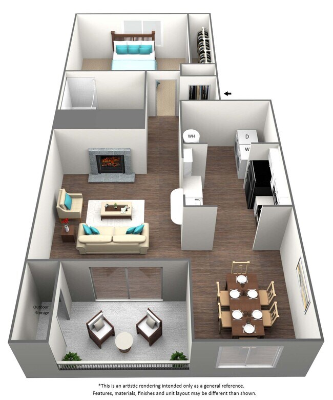 Floorplan - Union Heights Apartments