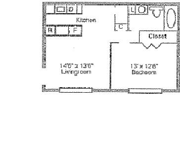 1BR/1BA - Pine Tree Apartments