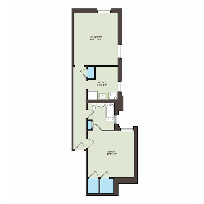 Floorplan - 918 E. Hyde Park Boulevard