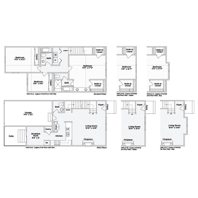 Floorplan - New Village Homes & Whitney Young Townhomes
