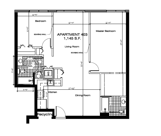 2BR/2BA - The Colonade