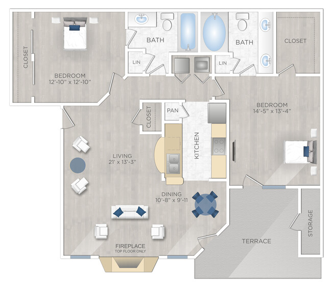 Floorplan - Montecristo Apartments