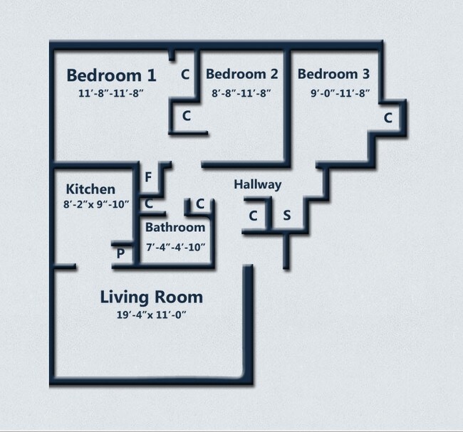 Floorplan - Old Post Apartments