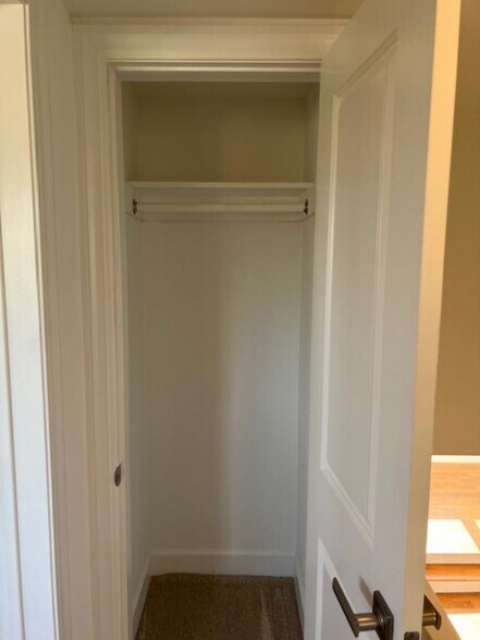Upstairs coat closet in landing between bedrooms - 2812 Anchor Ave