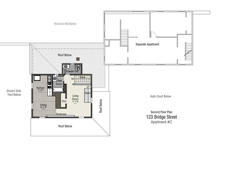 Second Floor Plan - 123 Bridge St