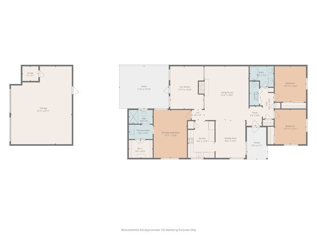Building Photo - "Charming garden home offers 3-Bedroom Sanctuary with Cozy Fireplace in San Antonio – 1710 Sq Ft ...