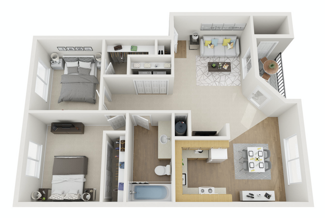 Floorplan - Vancouver Mall Apartments