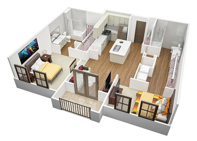 Floorplan - Echo at North Point Center