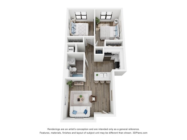 Floorplan - Cape Vista Apartments