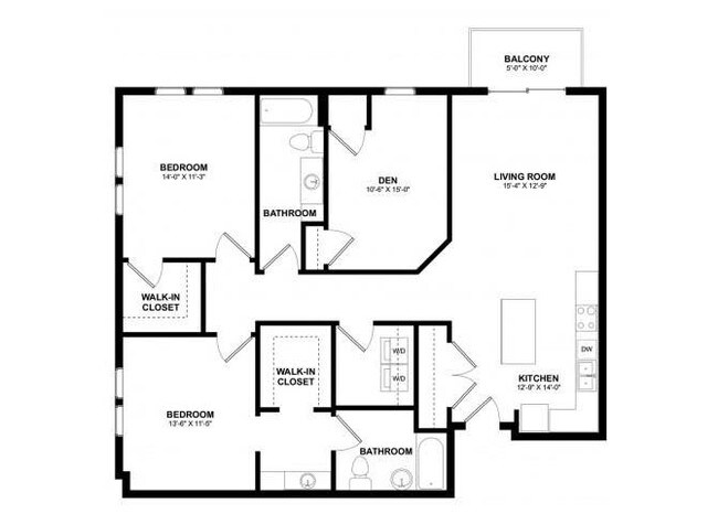 Floorplan - The Covington Apartment Homes