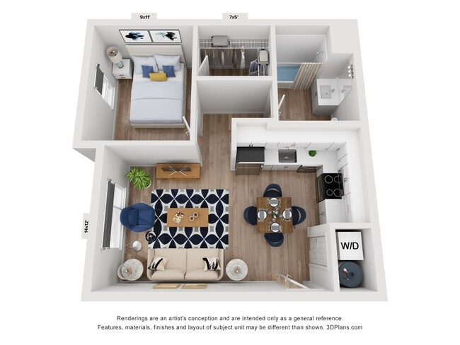 Floorplan - The Flats on Foothills