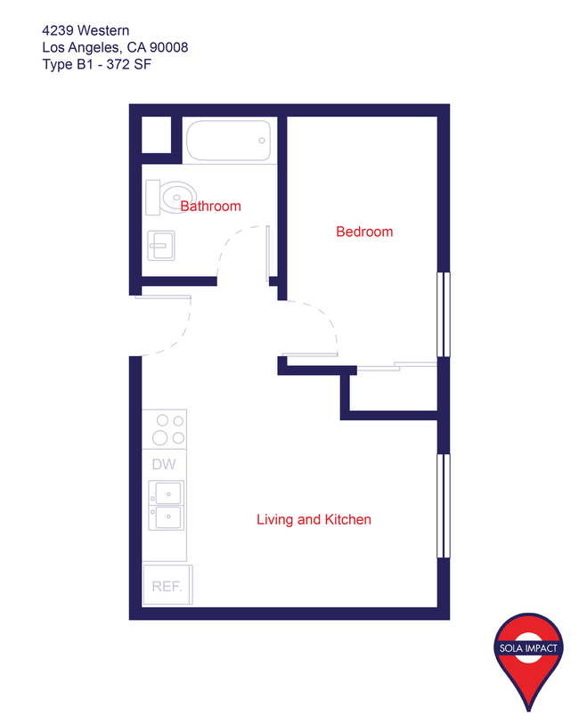 Floorplan - 4238 S. Western Ave