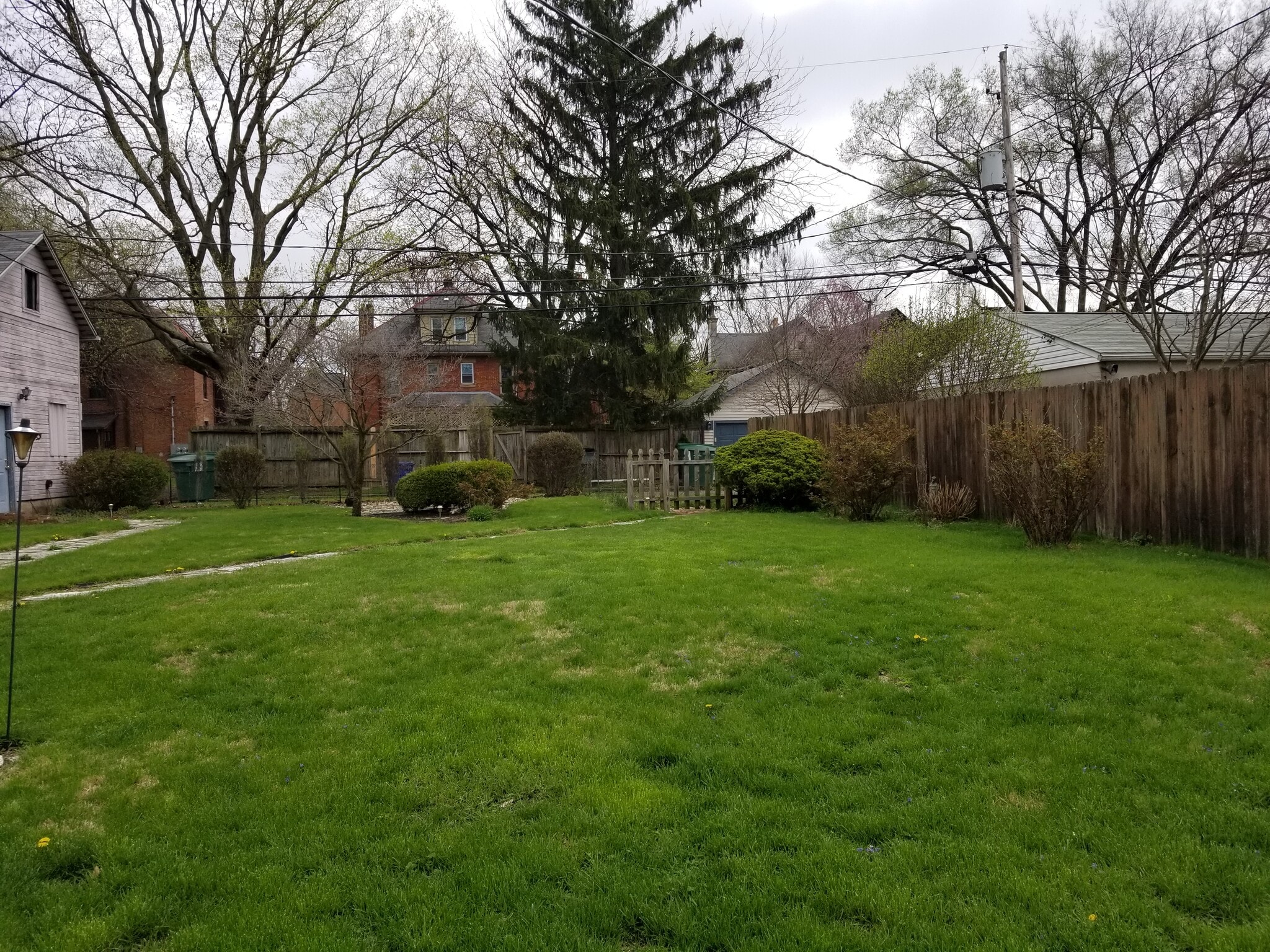Side Yard toward alley - 1056 Highland St