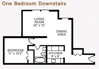 1BR/1BA - Standart Woods Apartments