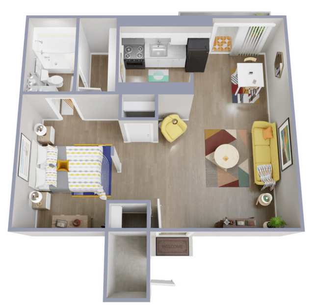 E3 Floorplan - Palatia Apartment Homes