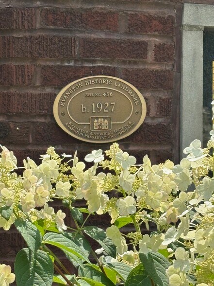 Historic Landmark Plaque - 442 Elmwood Ave