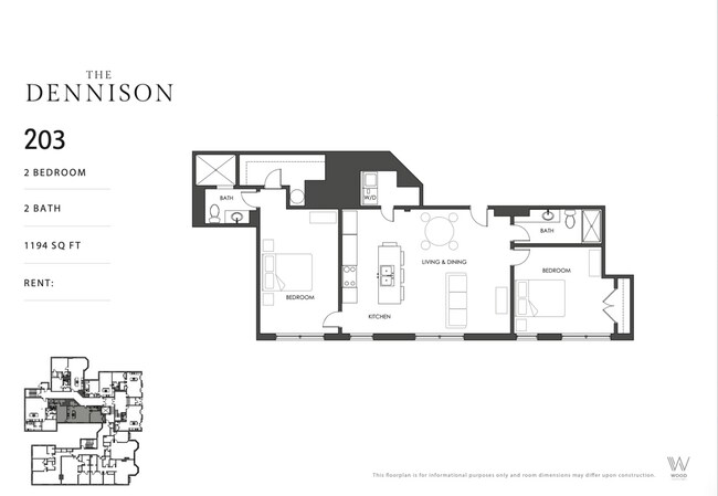 Floorplan - The Dennison