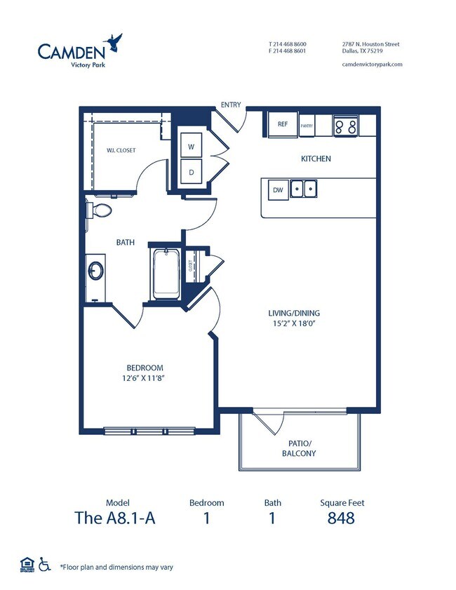 Floorplan - Camden Victory Park