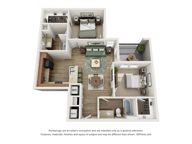 Floorplan - The Elliott Senior Apartments