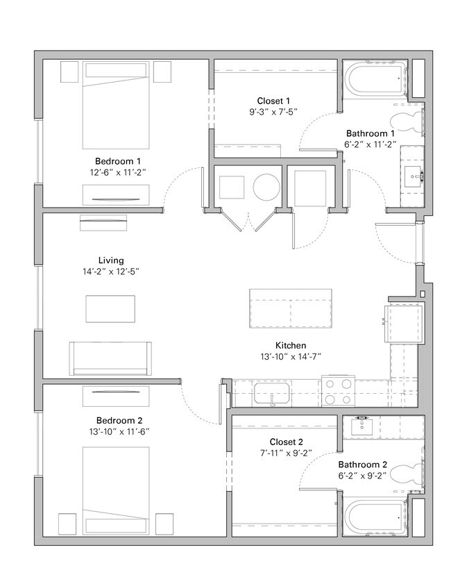 Floorplan - Melody on Main