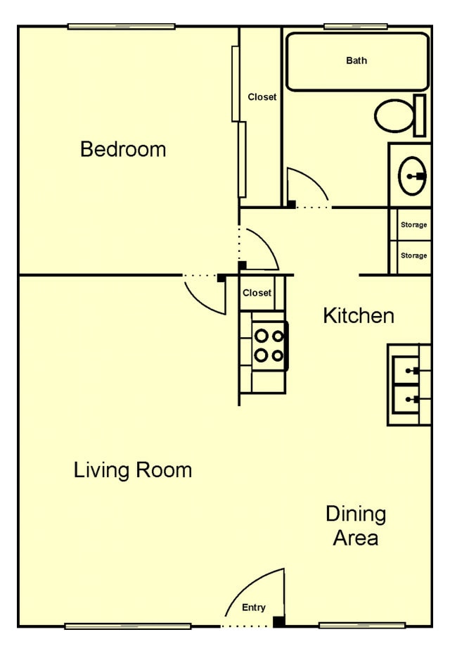 Stonecrest 1 bed 1 bath Floorplan.jpg - Stonecrest Pointe Apartments